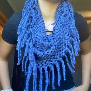 Knitted infinity scarf